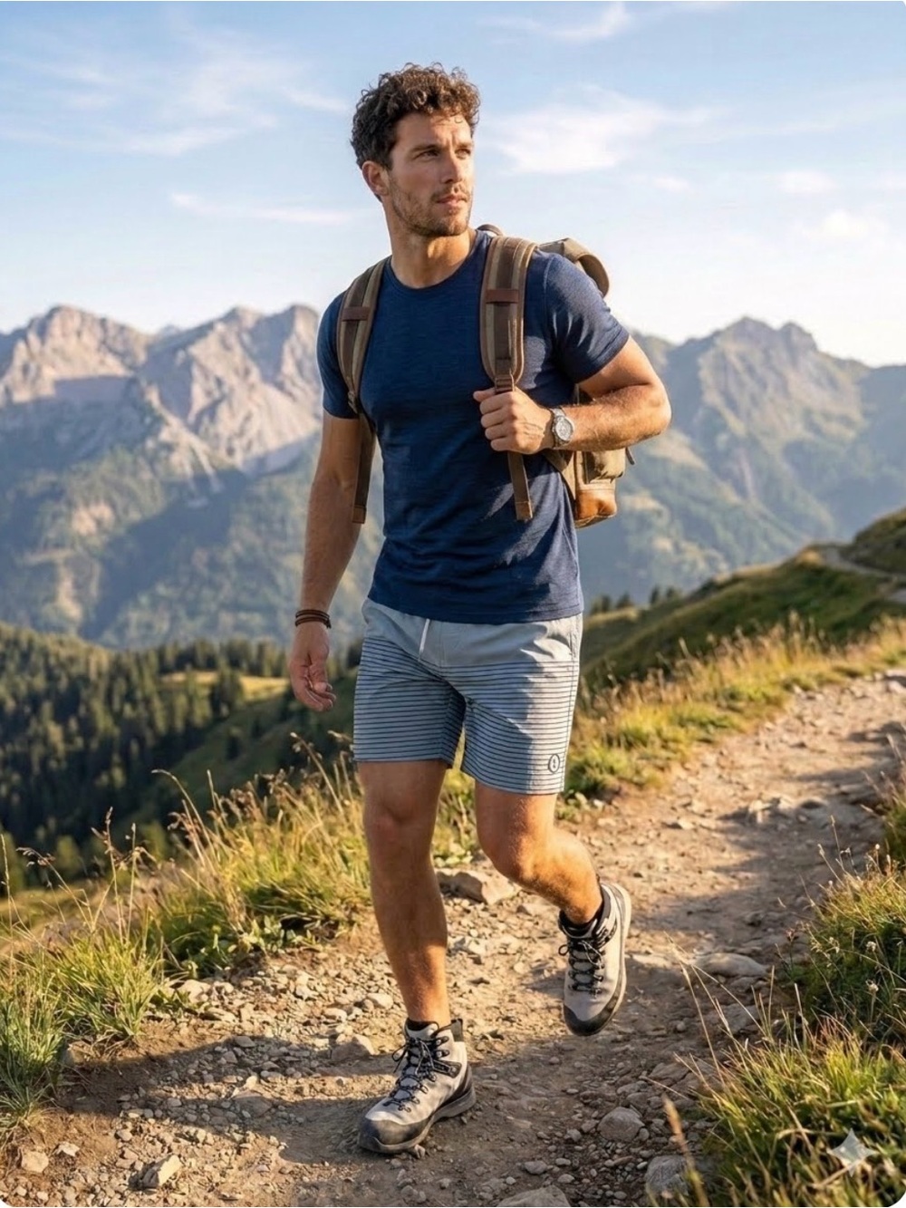 Vuori Men's Kore Lined 7" Short Size M Outdoor Hiking Granola Boy workout